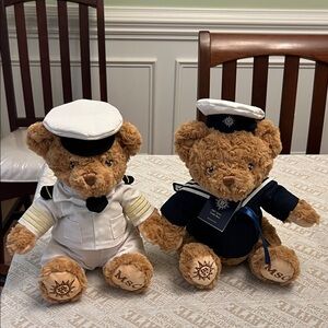 MSC Cruise Line Captain and Sailor Teddy Bears
